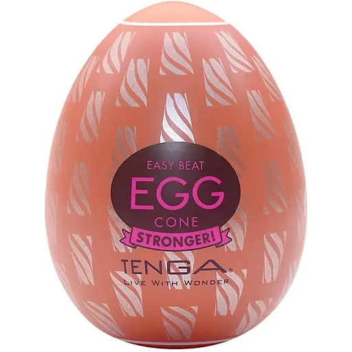 Мастурбатор яйце Tenga Egg Hard Boiled Cone білий