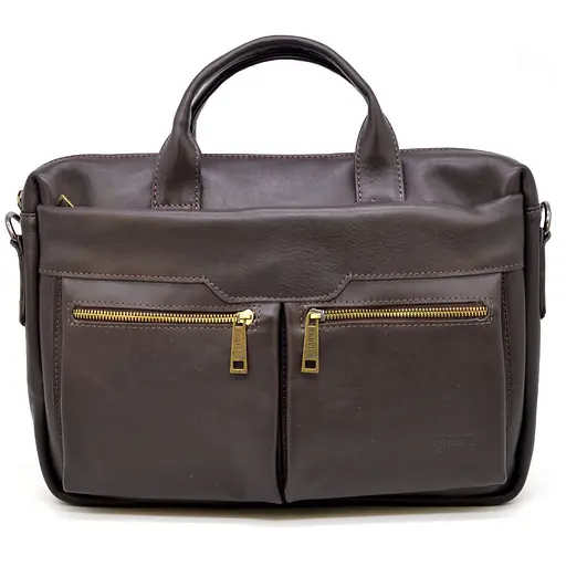 Шкіряна чоловіча сумка TARWA 39,5х26х8 см nsa0001321 - фото 3