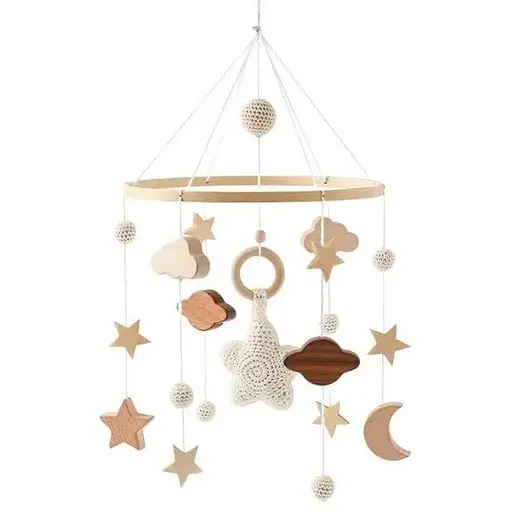 Мобиль на детскую кроватку Color White