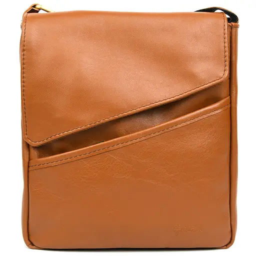 Чоловіча шкіряна сумка через плече TARWA 22х25.5х4 см sum0028174 - фото 4