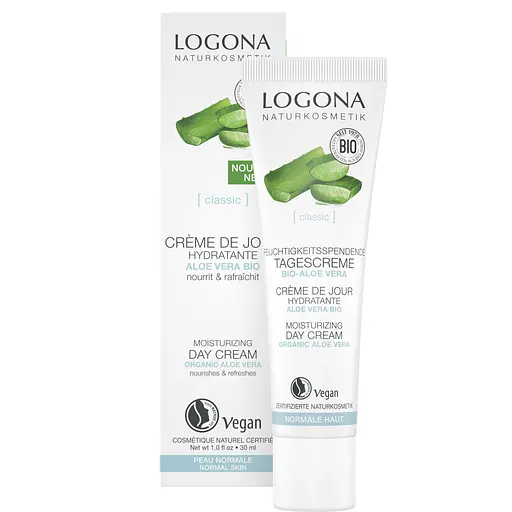 Био-Крем для лица увлажняющий для нормальной кожи Алоэ Logona 30 мл - фото 1