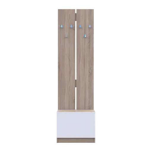 Вішалка з тумбою Doros Сола Дуб сонома ДСП 60х40х215 (44900346) - фото 6