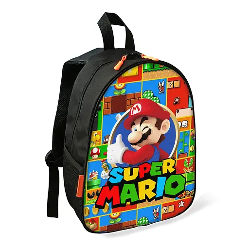 Рюкзак Супер Марио детский школьный/городской 34х27х13 см для мальчика (02446)