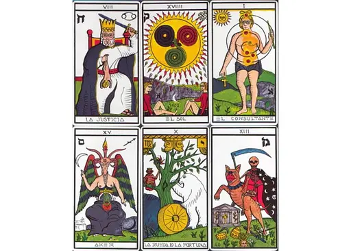 Карты Таро Fournier – эзотерическое бревно (El Gran Tarot Esoterico) (ВР_КТЕК) - фото 2