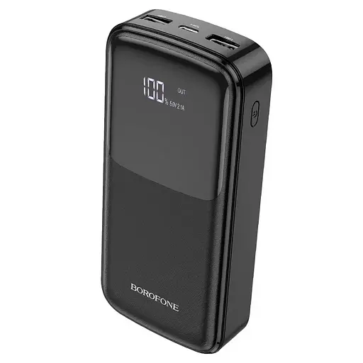 Універсальна мобільна батарея Borofone Mike BJ17A 20000mAh 10W (Чорний)
