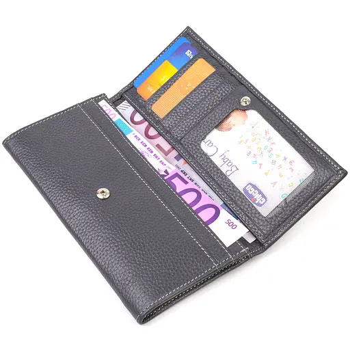 Кожаный женский кошелек Canpellini 17.8х9х1 см acs0025490 - фото 3