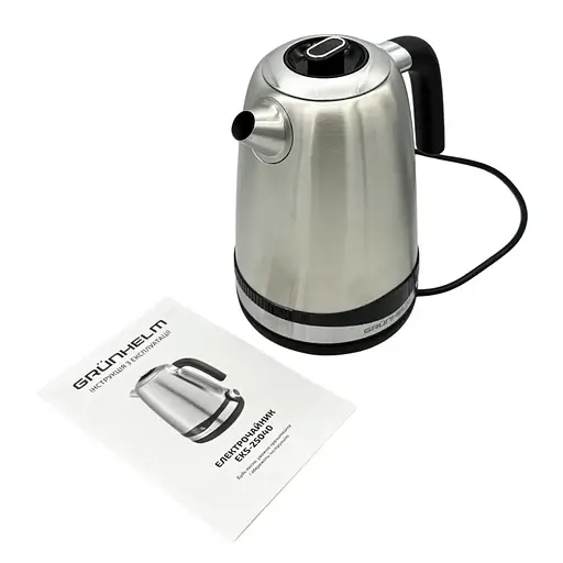 Электрочайник Grunhelm EKS-25040 1.7л 2200Вт Черный/Серый - фото 2