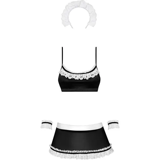 Еротичний костюм Obsessive Maid Set S/M - фото 3