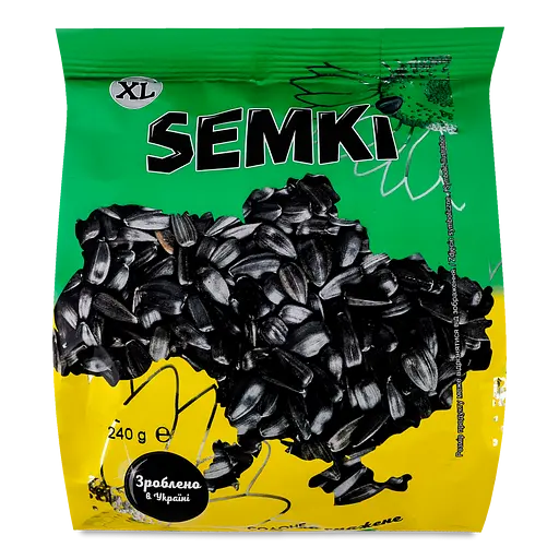 Семечки подсолнечника Semki жареные соленые 240 г (756346)