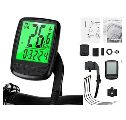 Беспроводной велокомпьютер YB100-A waterproof + подсветка экрана (24 функции) - фото 3