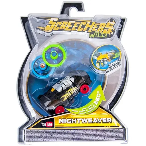 Машинка-трансформер Screechers Wild L 1 Найтвейвер EU683114 - фото 4
