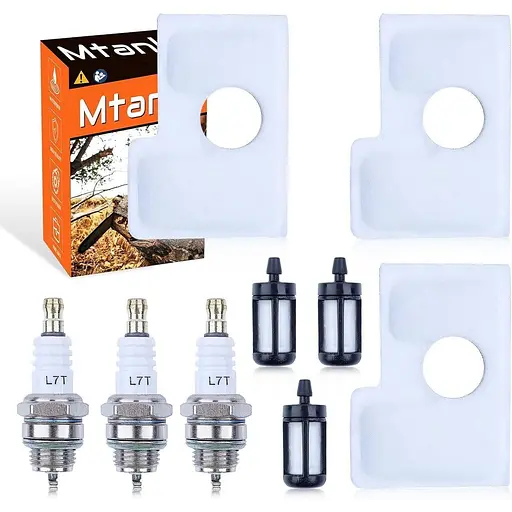 Mtanlo 3 шт. Повітряний фільтр для Stihl Ms170 Ms180 017 018 Ms180c бензопила, комплект повітряного фільтра з паливним фільтром