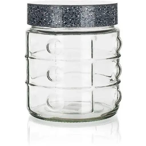Скляна банка для сипучих продуктів GRANITE 1000ml