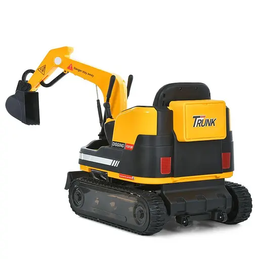 Дитячий електромобіль-екскаватор Bambi жовтий на радіокеруванні M 6135BLR-6 - фото 10