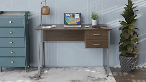 Комп'ютерний стіл Ferrum-decor Таккота 75x120x60 сірий ДСП Дуб Сонома Труфель 16мм (FRD-102312) - фото 4