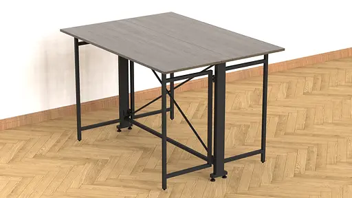 Стіл-книга трансформер Оріон 3 Ferrum-decor 750x1150x880 Чорний метал ДСП Дуб Сонома Трюфель 16 мм (FRD-105085) - фото 10