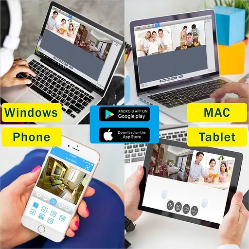 Відеореєстратор на 4 камери з записом на SD карту пам'яті до 256 Гб Enster D9000-4E, AHD TVI CVI до 2 Мп (100580) - фото 6