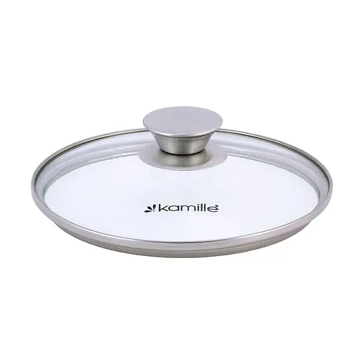 Кастрюля 1.5 л из нержавеющей стали с крышкой и полыми ручками для индукции и газа KM-4900, Kamille Серый 87478 - фото 7