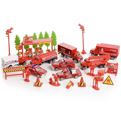 Игровой набор Пожарные с грузовиком и фигурками IM300