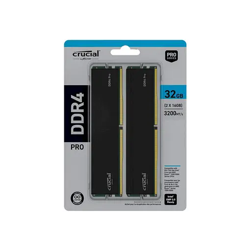 Модуль пам'яті для комп'ютера DDR4 32GB (2x16GB) 3200 MHz Pro Micron (CP2K16G4DFRA32A) - фото 4