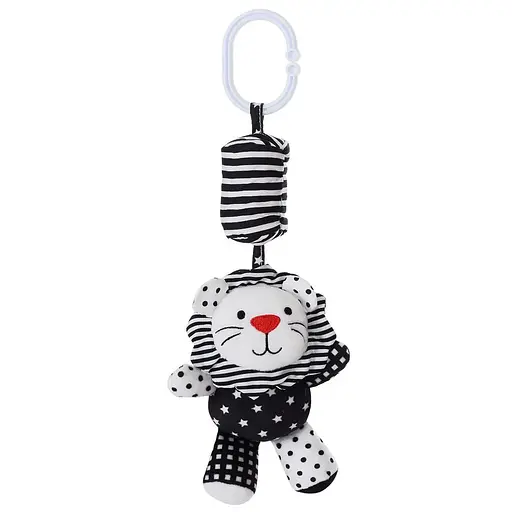Подвеска на коляску K8BW1-4ABCD, 33 см, животное, погремушка, плюш (в ассортименте)