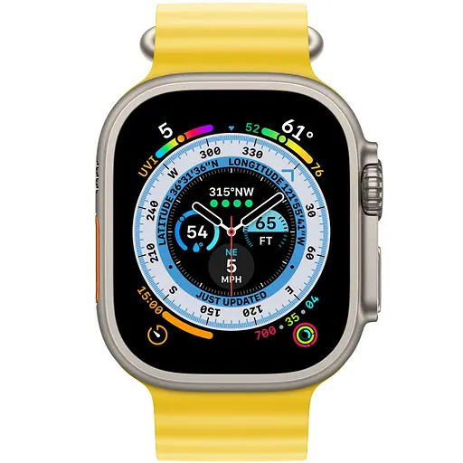 Ремешок Ocean Band для Apple Watch 42(ser.1-3)/44/45/46/49mm Желтый / Yellow - фото 3