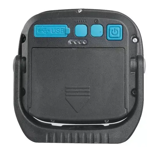 Мощный кемпинговый фонарь W891-1 3COB White+Yellow + 5SMD Red Power Bank 2×18650 Type-C магнит и крючок Желтый - фото 2