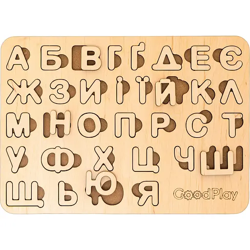Пазл-сортер GoodPlay Абетка дерево (PS-4-007) - фото 2