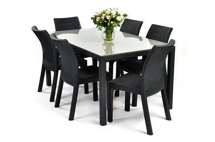 Стілець садовий пластиковий Keter Toscana сірий - фото 2