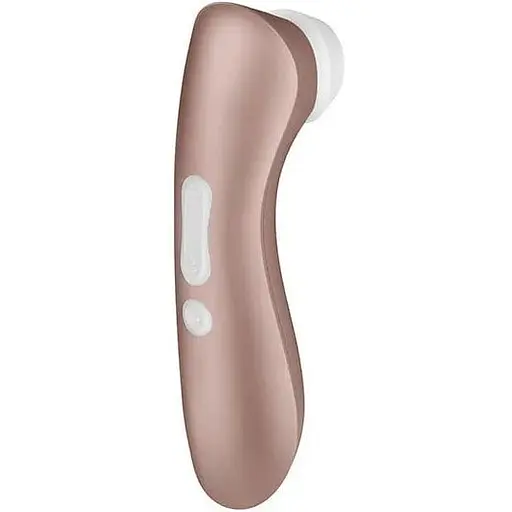 Вакуумний кліторальний стимулятор з вібрацією Satisfyer Pro 2+ золотий