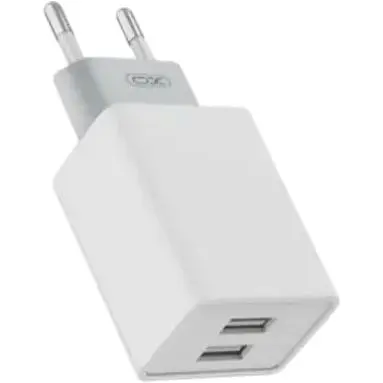 Зарядний мережевий пристрій XO L65 EU (2.4A) на 2 USB