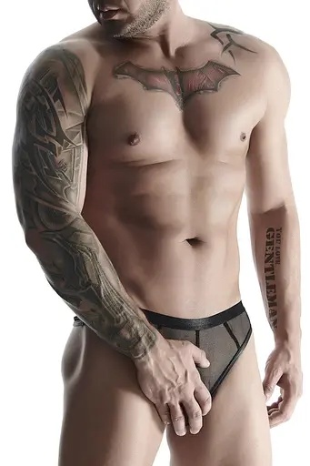 Стринги Regnes Fetish Planet XL (чорний) - фото 2