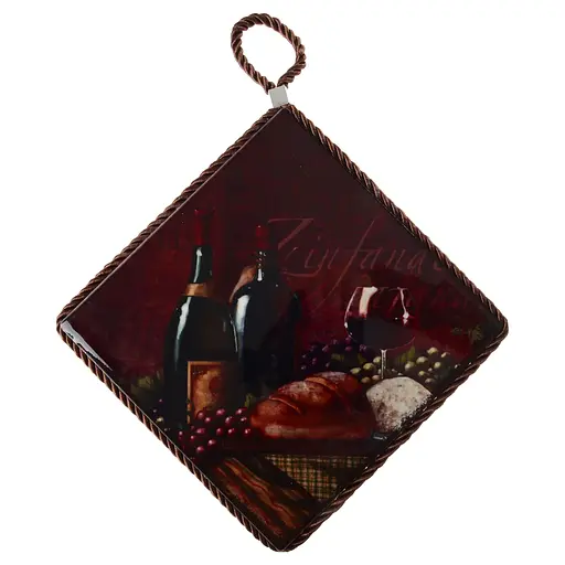 Підставка під гаряче Limited Edition Wine Time квадратна 17х17 см (B160074)