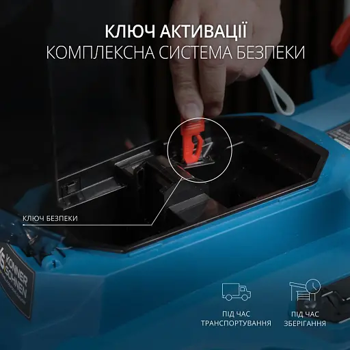 Газонокосарка аккумуляторна Könner&Söhnen KS 33LM-20V set (KS 33LM-20V set) - фото 3