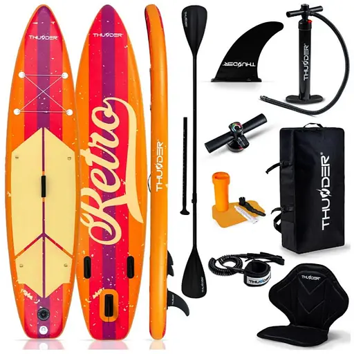 Надувная SUP доска THUNDER RETRO 320 см с веслом - фото 1