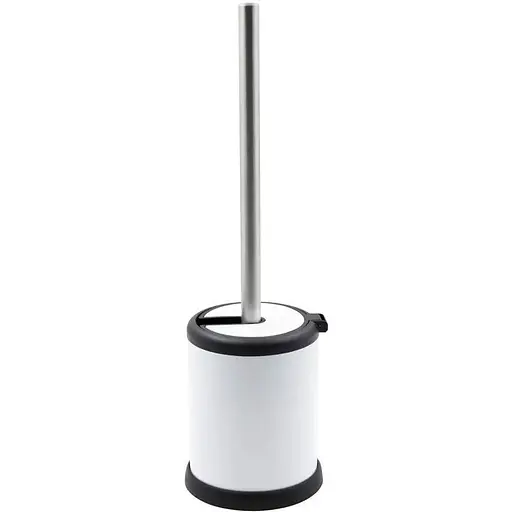 Йоржик для унітазу підлоговий Mixxus Topper-TB0201 white MI7094, Білий матовий - фото 1