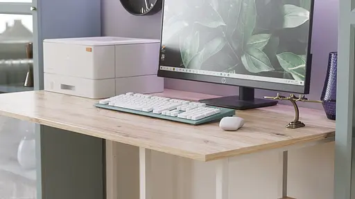 Компьютерный стол Ferrum-decor Кевин 75x140x60 белый ДСП Дуб Артизан 16мм (FRD-101262) - фото 3