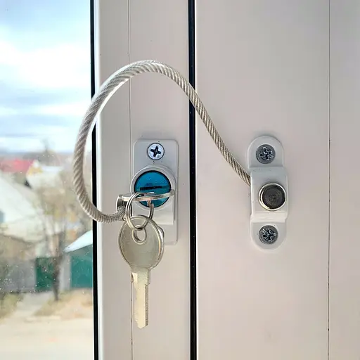 Замок-блокировщик для пластиковых окон MGZ-0809, 2 ключа - фото 2