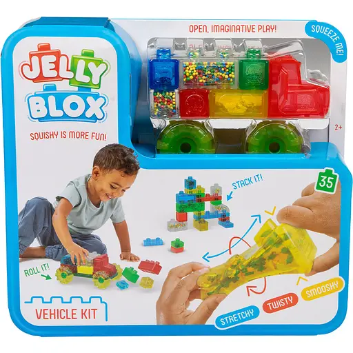 Сенсорний конструктор Jelly Blox Машинка Врум-врум! 35 елементів (931694)