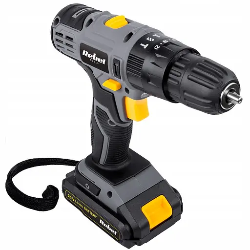 Акумуляторний ударний дриль-шурупокрут Rebel RB-1002 - фото 10