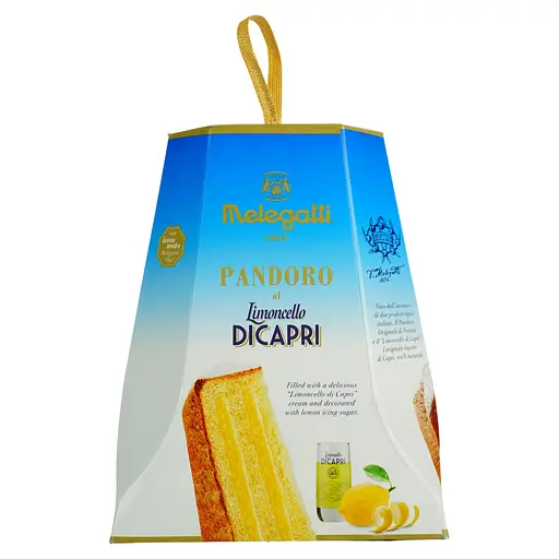 Кекс Melegatti Pandoro Limoncello di Capri з кремом лімончелло 750 г - фото 3