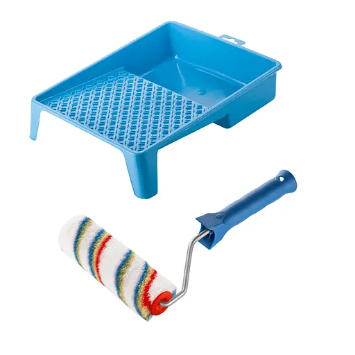 Валик "Елітаколор" 150х30 мм з ручкою та ванночка Polax (770-178) - фото 1