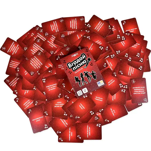 Настільна гра "Вгадай пісню" Strateg 30947 інструкція, гральні картки - фото 2