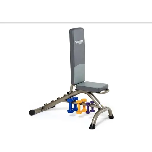 Гантели для фитнеса York Fitness виниловые круглые 2х2кг желтый - фото 3