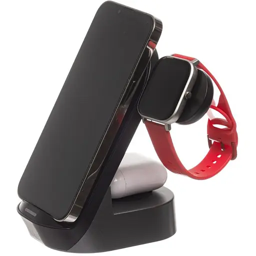 Беспроводная зарядная станция TheGeneral Powerplant 15W черная (40050119-01) - фото 6