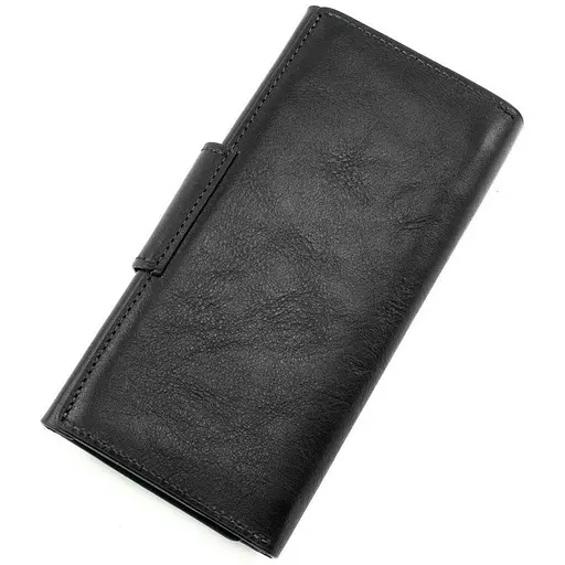 Кожаный женский кошелек Grande Pelle 19.5х10х3 см acs0029348 - фото 4