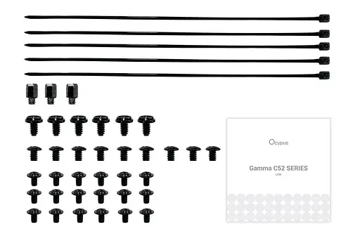 Корпус OCYPUS GAMMA C52 BK (GAMMA-C52-BKD000XX-GL) без блока питания - фото 9