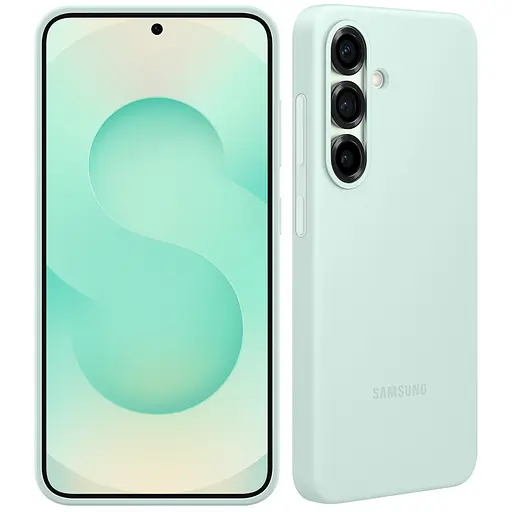 Оригинальный силиконовый чехол Samsung Silicone Case для Samsung Galaxy  S25 Mint EF-PS931CMEGWW - фото 4