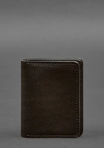 Кожаная обложка для водительского удостоверения, ID и пластиковых карт 2.0 коричневая - фото 1