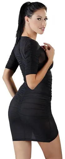 Міні-сукня Cottelli Party Ruffles S (чорний) - фото 10